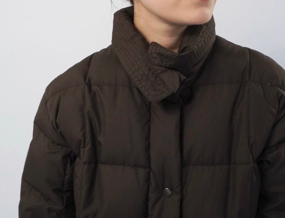 90s Brown Down Jacket