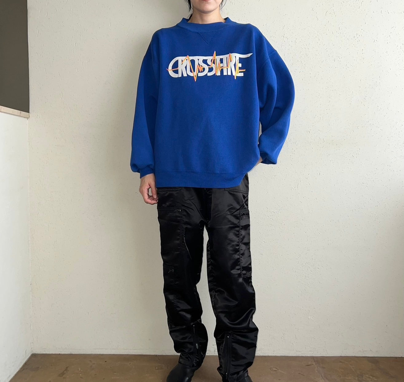 90s Printed Sweater Made in USA