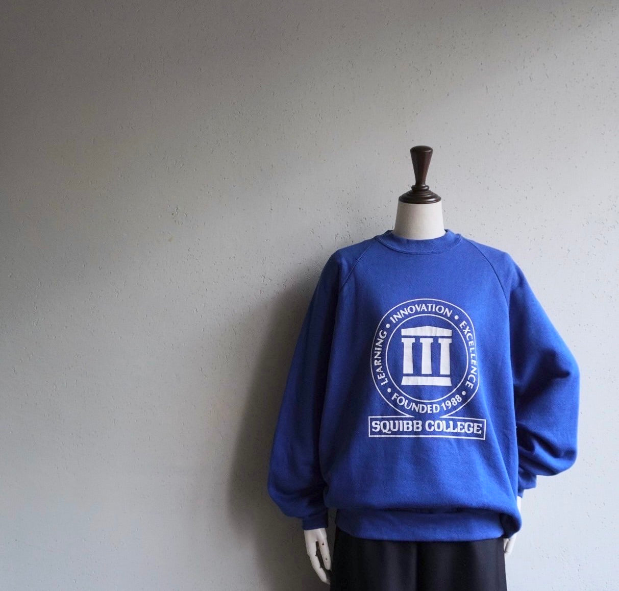 80s Printed Sweater Made in USA Dead Stock