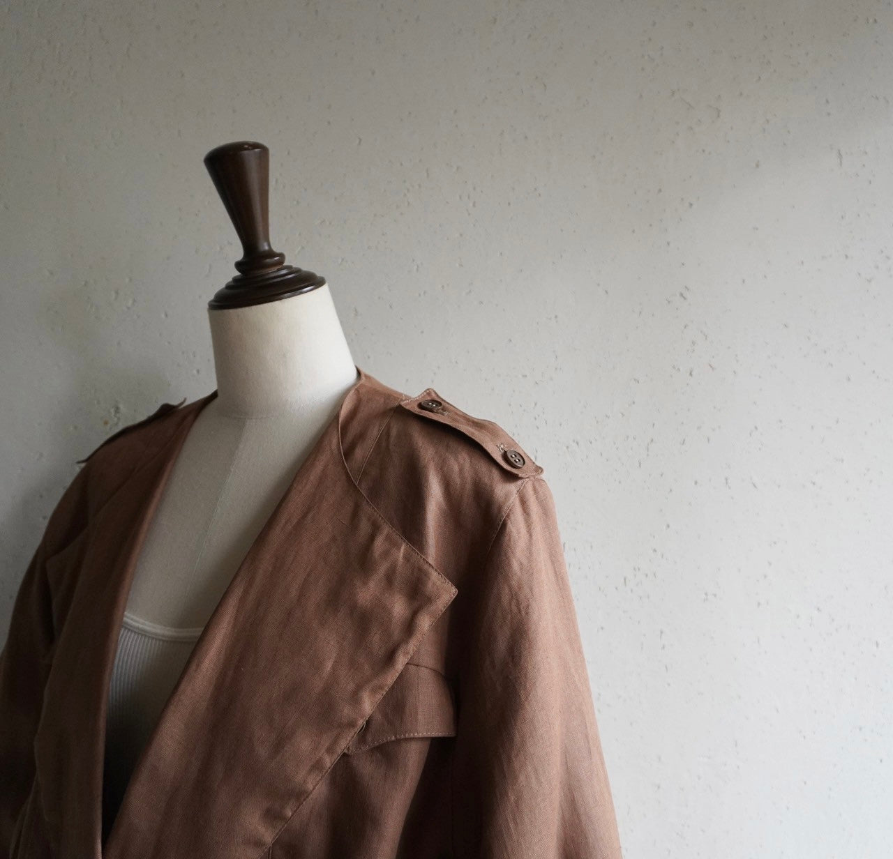 80s Linen Jacket Made in Italy
