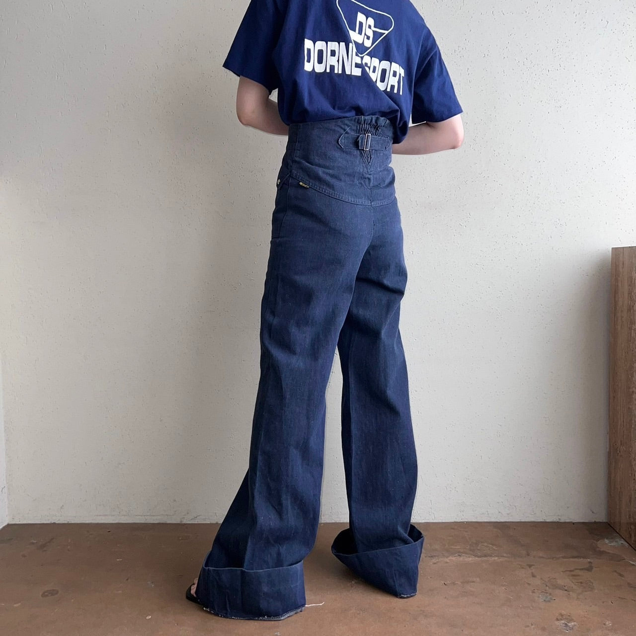 50s,60s High Waisted Denim