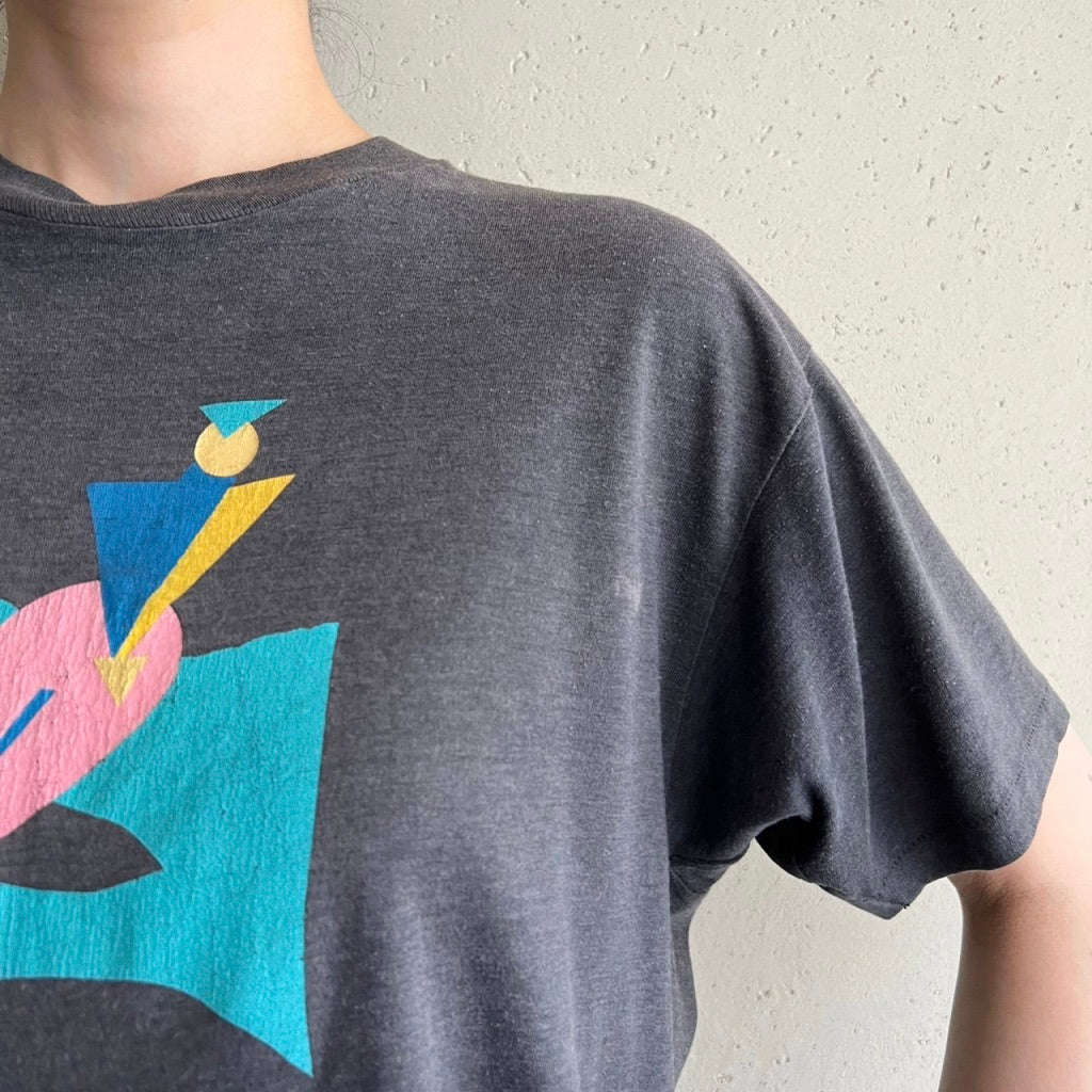 80s Printed T-shirt Made in USA