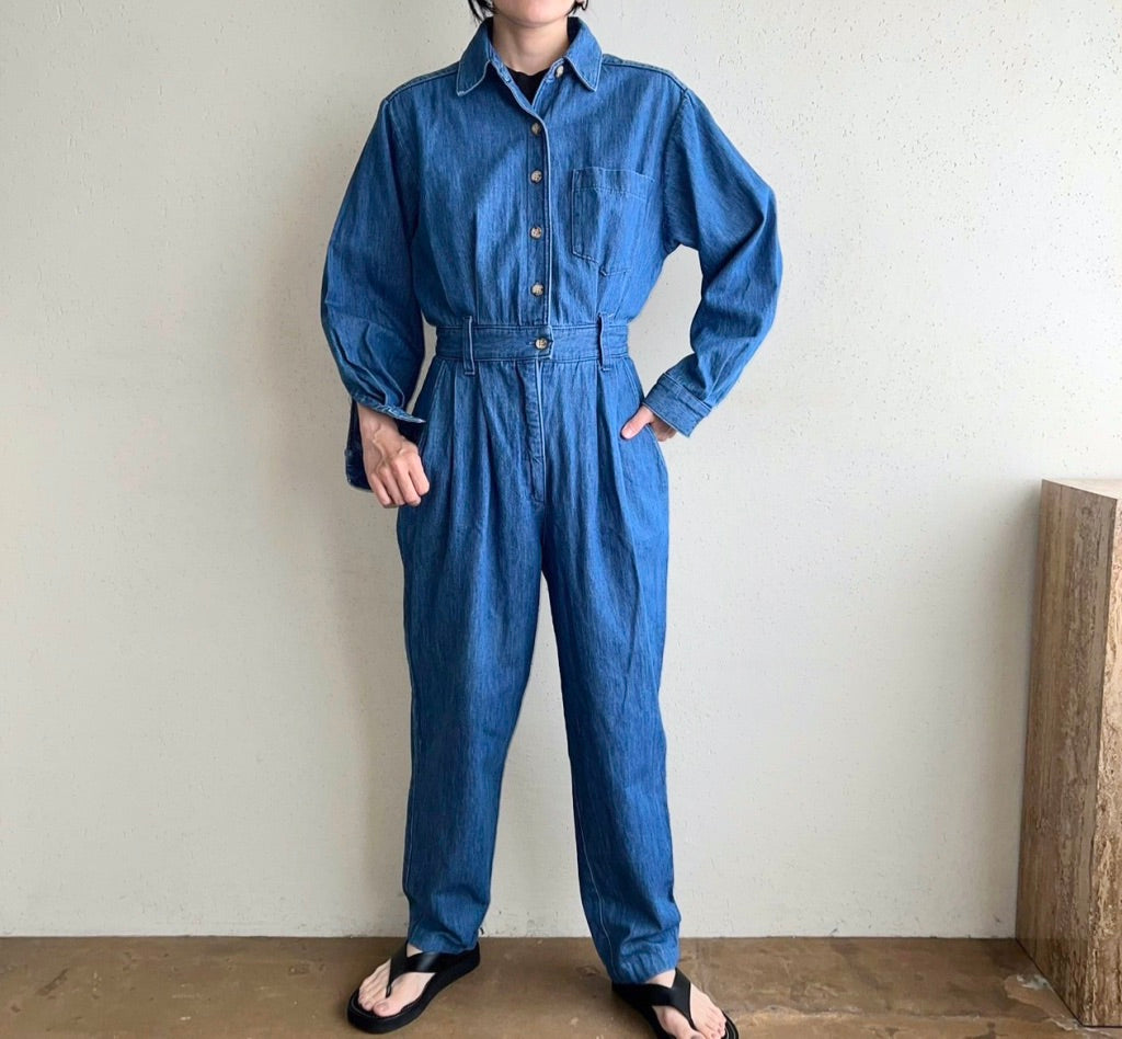 90s Denim Jumpsuit
