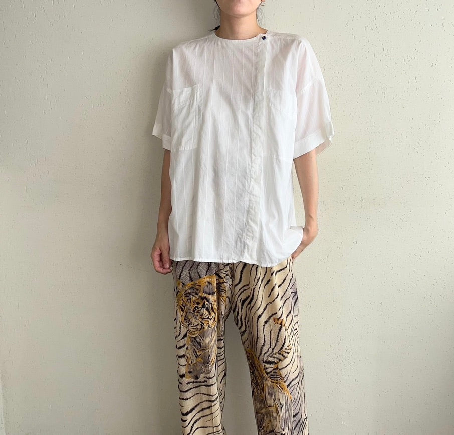 90s EURO Cotton Design Blouse