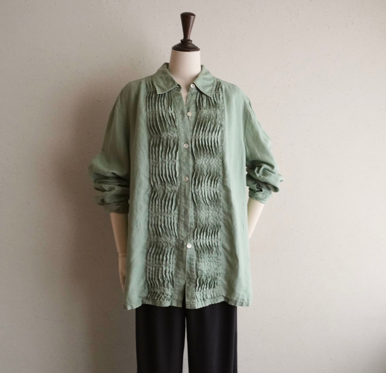 90s Design Linen Shirt
