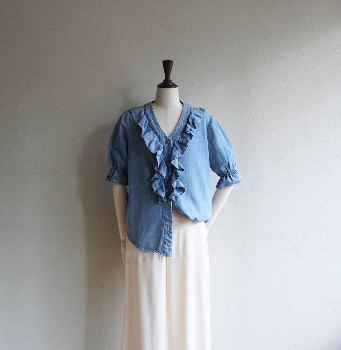 90s Denim Blouse