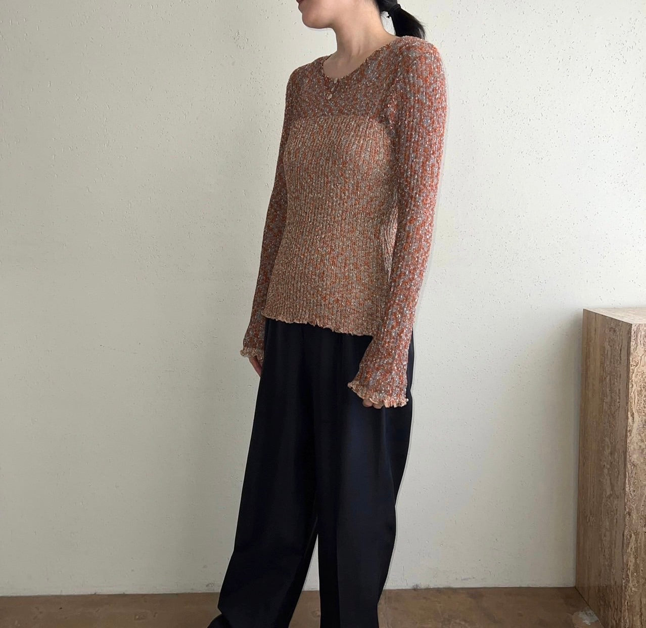 Mix Ribbed Top