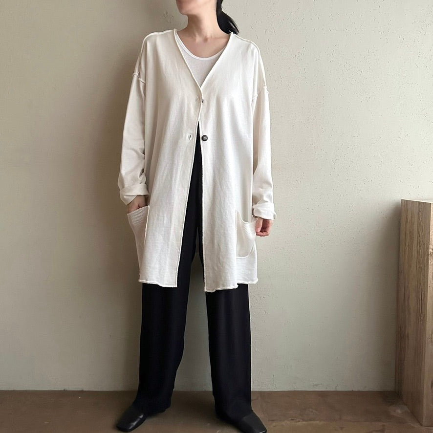 90s Long Sweater Cardigan Made in USA