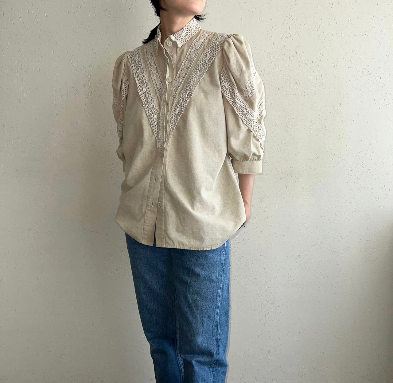 80s EURO Design Blouse