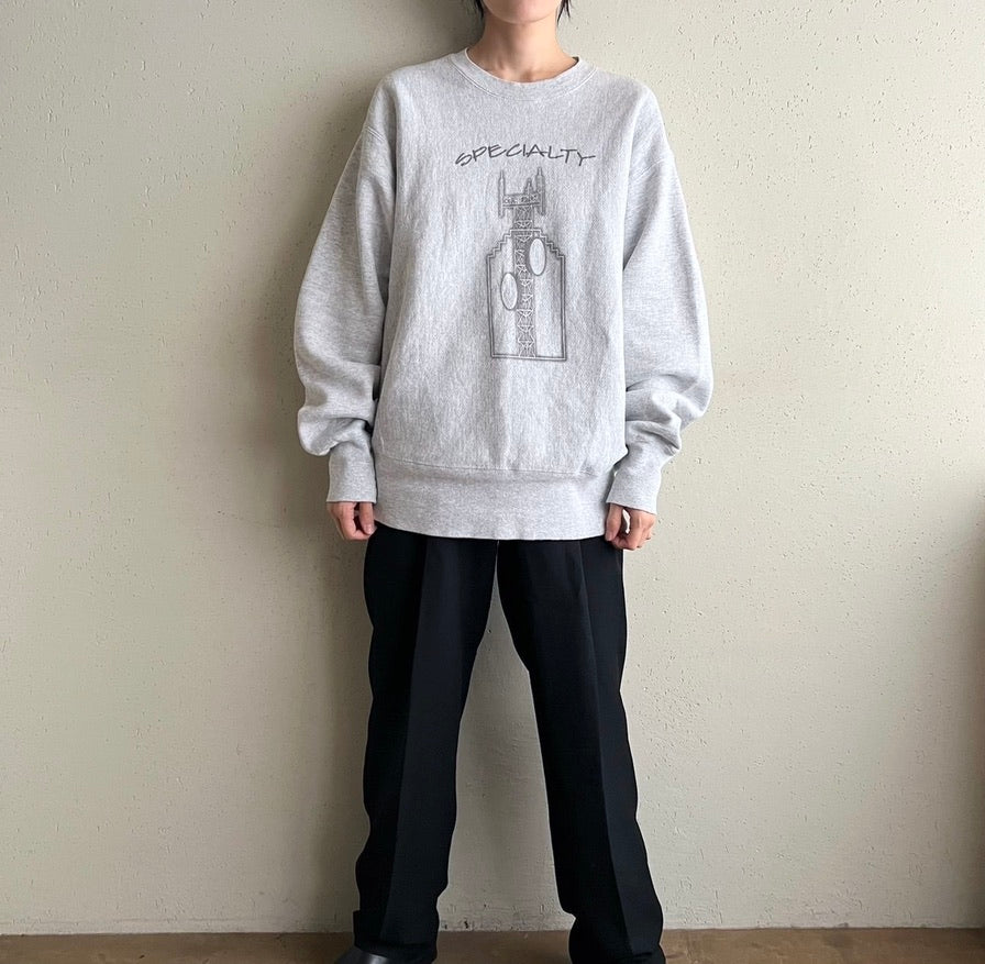 90s Printed Sweater Made in USA