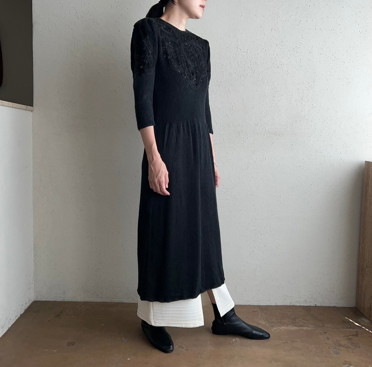 80s "Neiman Marcus ” Knit Dress Made in USA