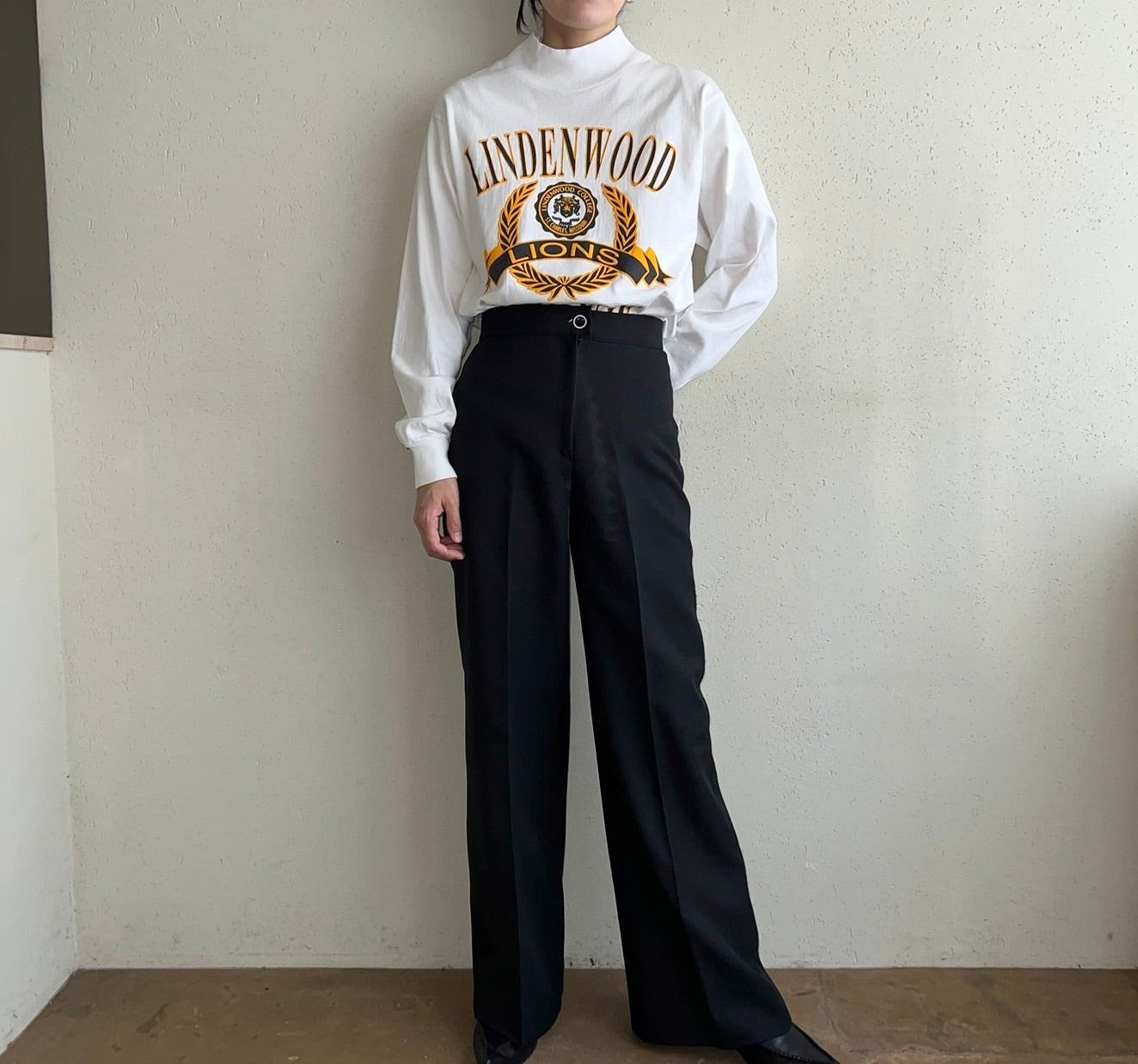90s Printed Long T-shirt Made in USA