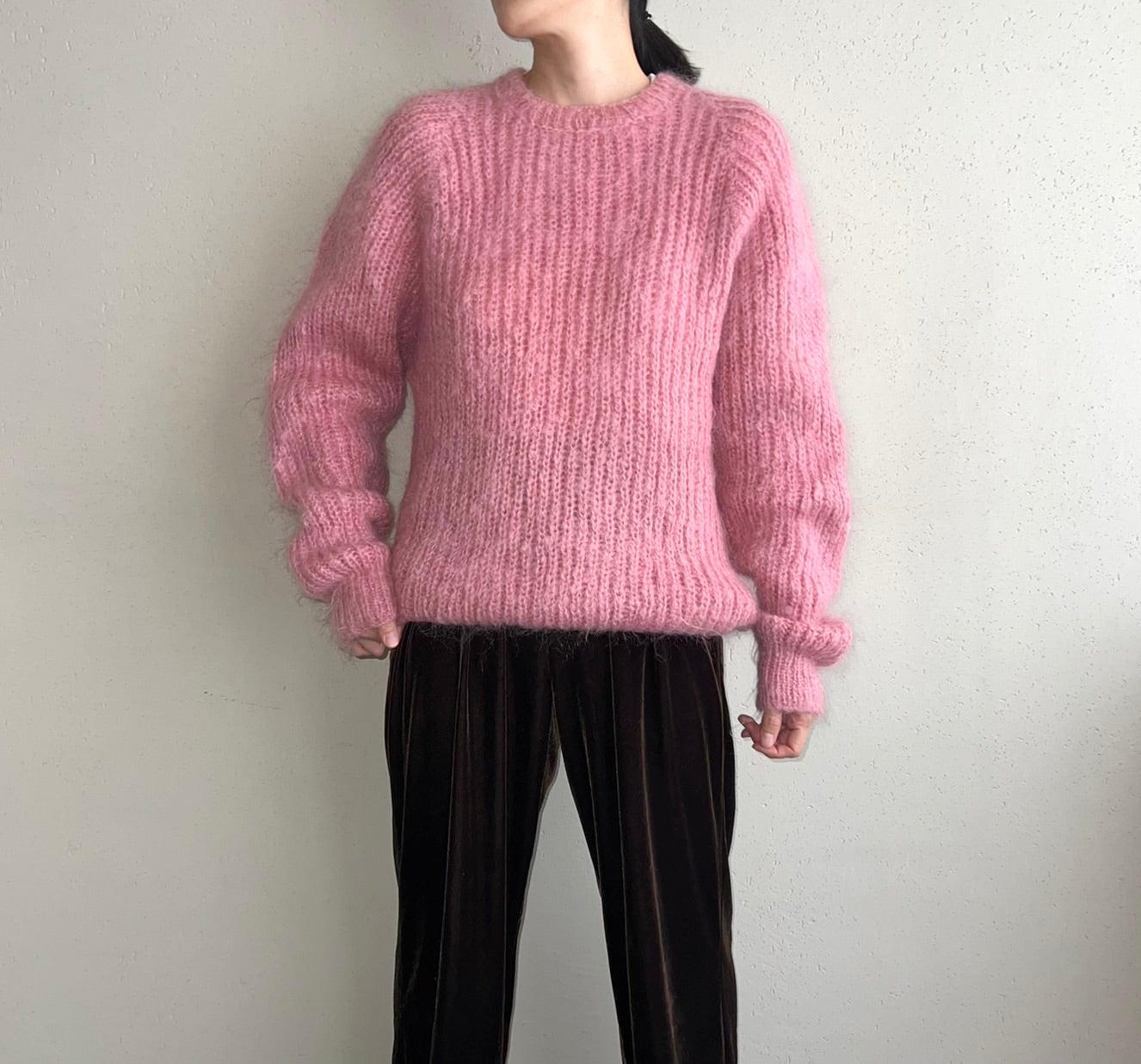 80s Pink Knit