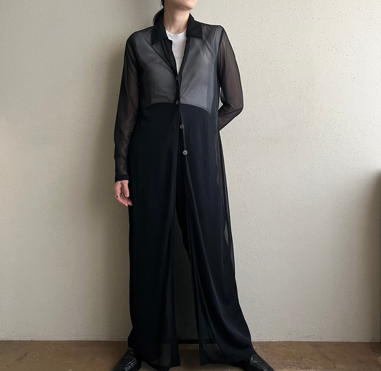 90s Sheer Long Dress