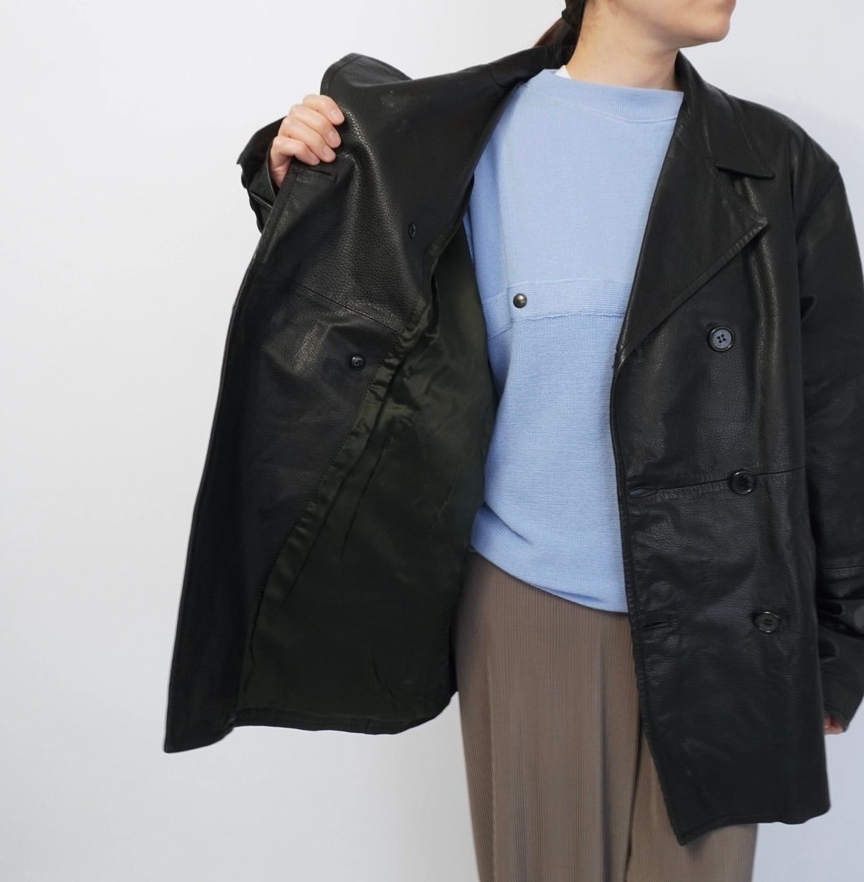 90s "Versus Gianni Versace" Leather Jacket Made in Italy