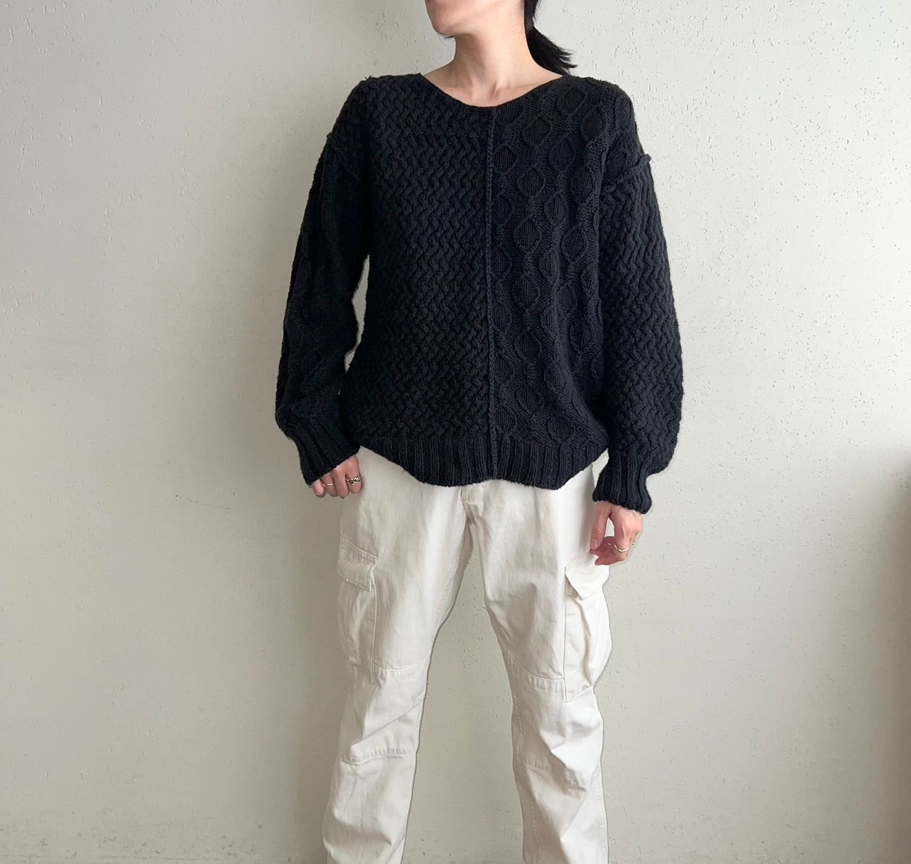 90s Hand Knit Top
