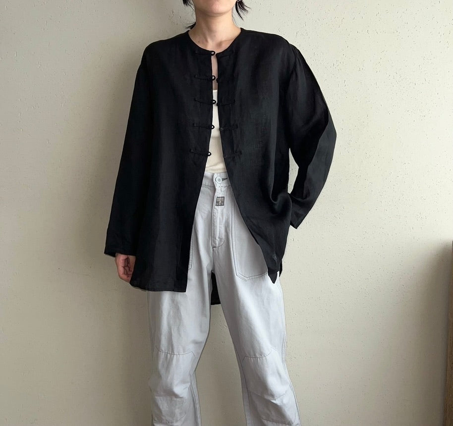 90s Asian Design Blouse Made in Italy