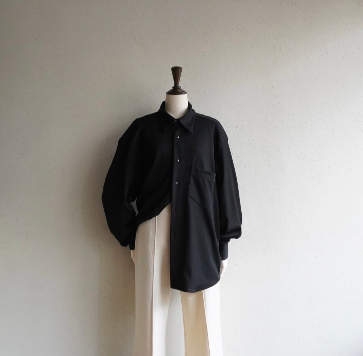 90s Black Shirt Made in Italy