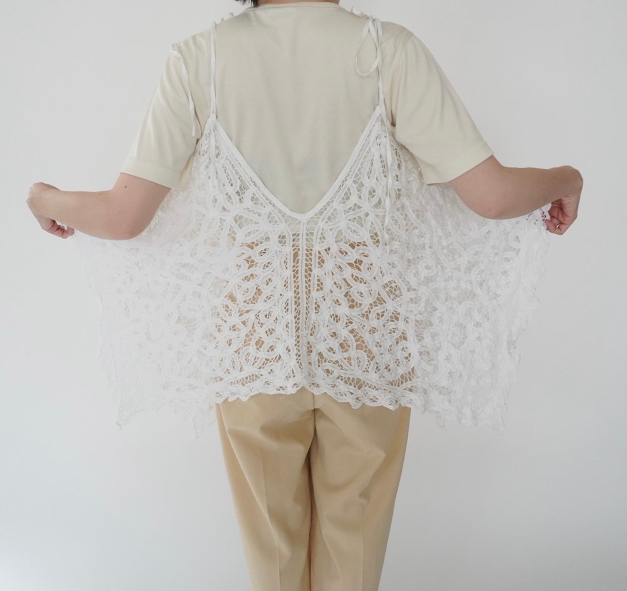 00s Lace Design Top