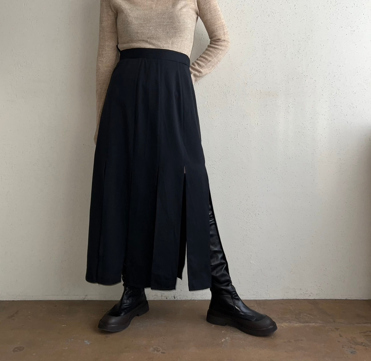 90s EURO Slit Design Skirt