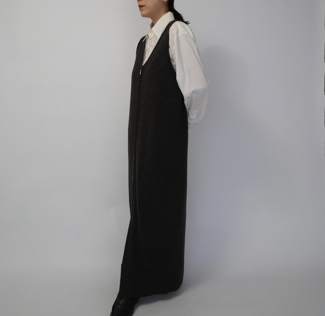 90s Zip Maxi Dress