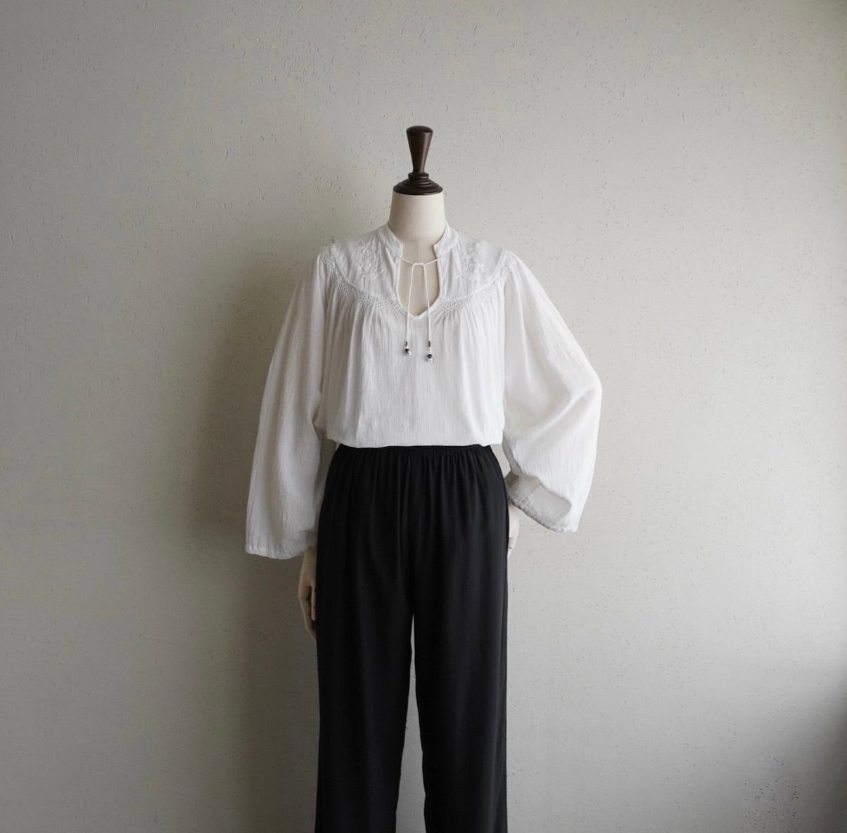 70s Cotton Embroidery Tunic