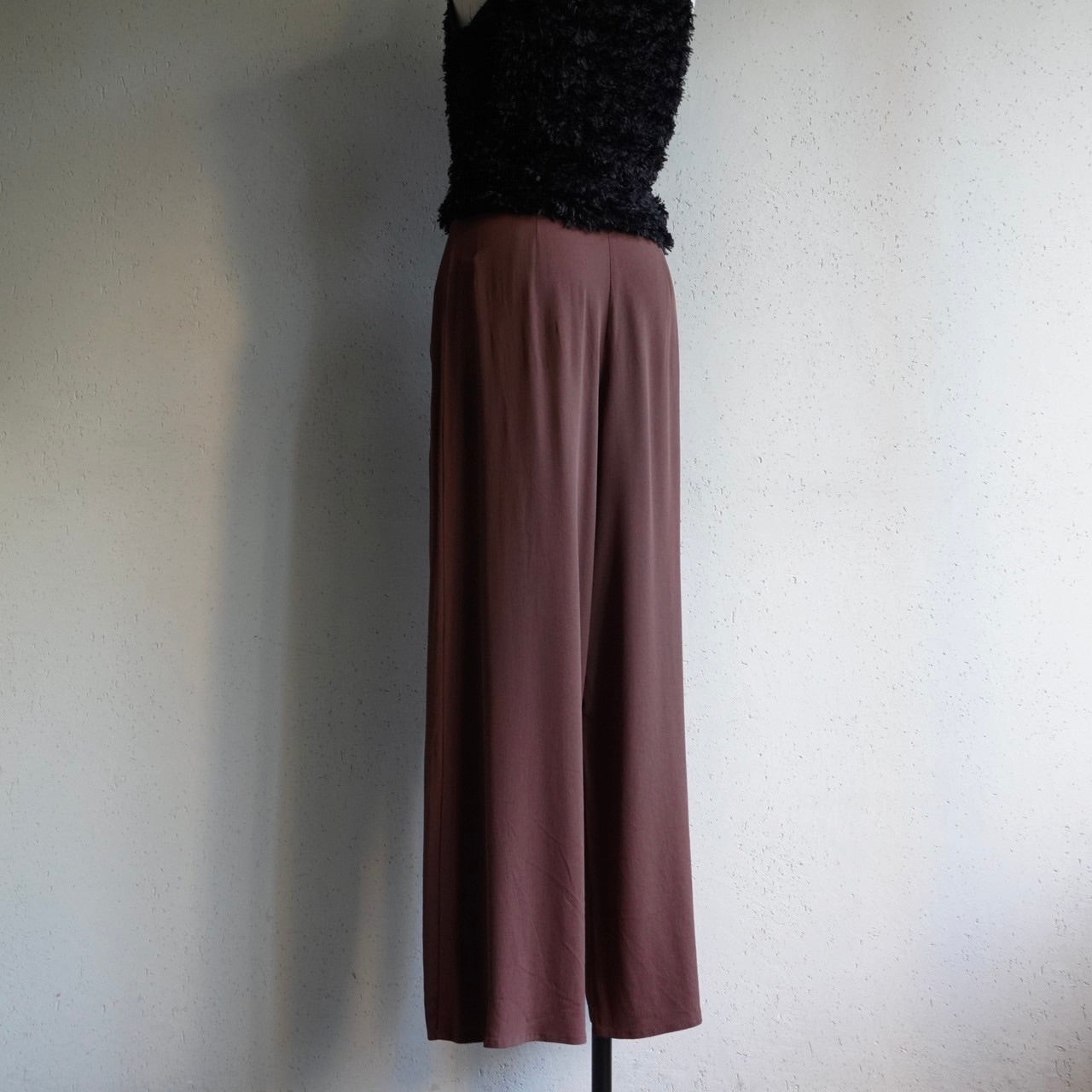 90s Brown Wide Pants