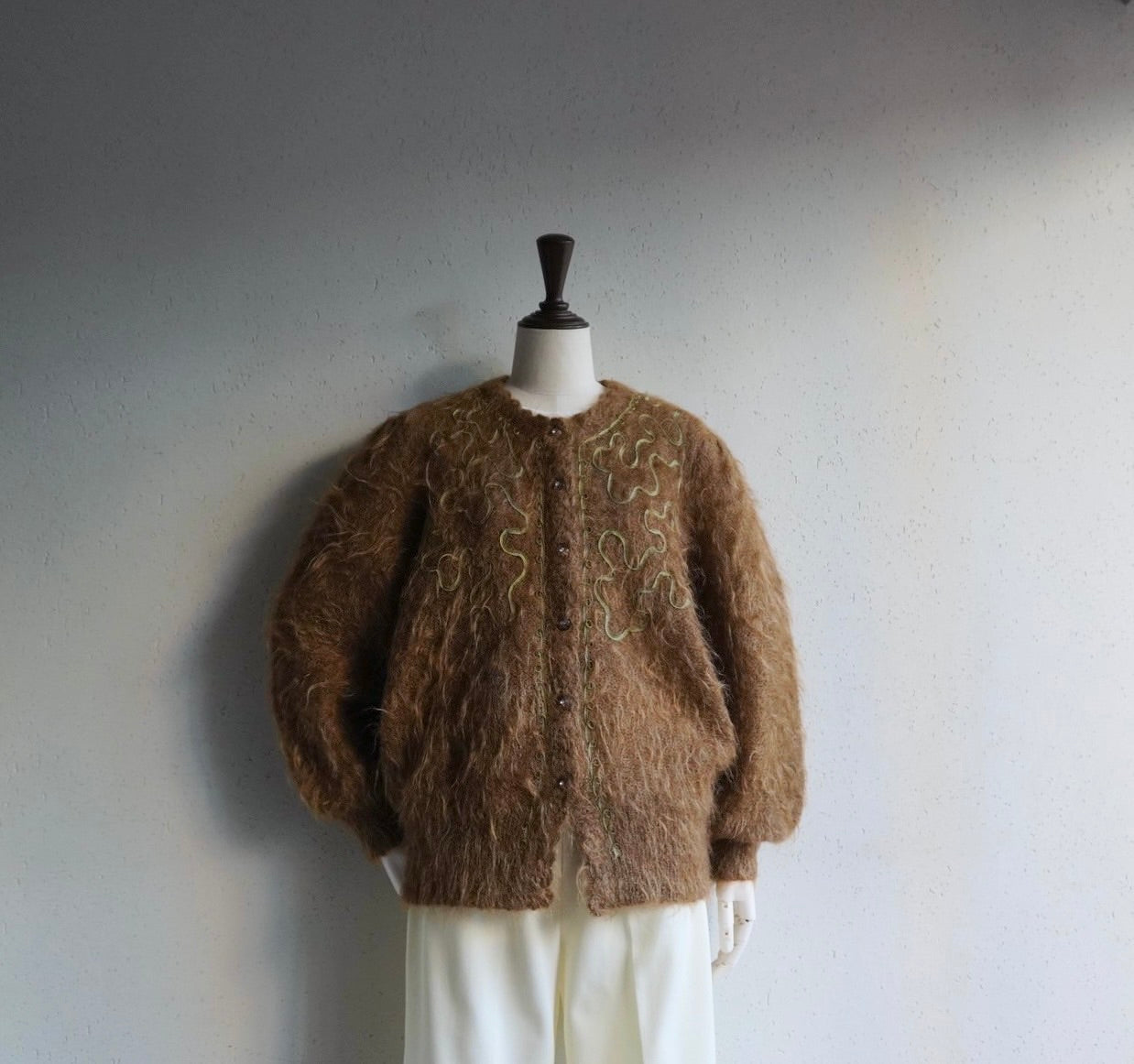 80s Design Knit Cardigan