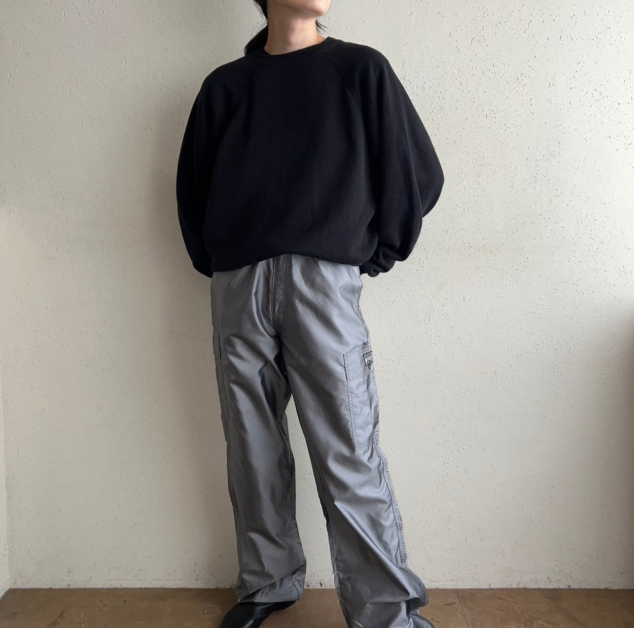 90s Black Sweater Made in USA