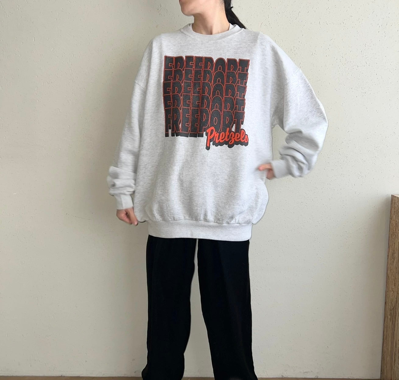 90s Printed Sweater Made in USA