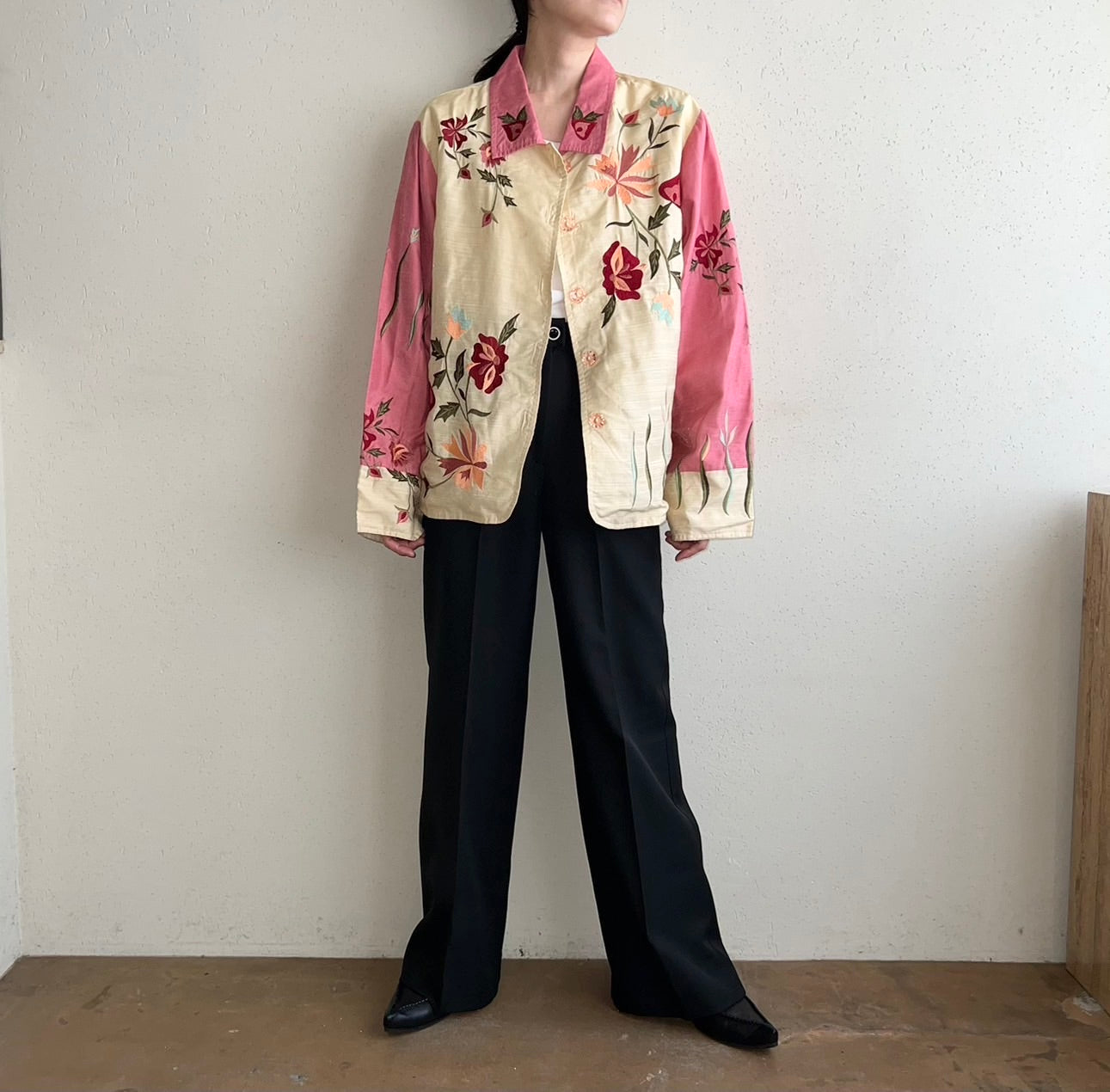 90s Embroidery Jacket