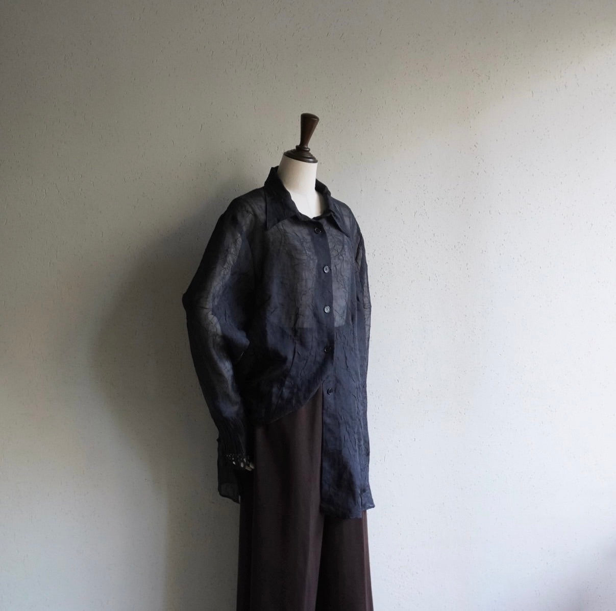 90s Sheer Shirt Made in USA