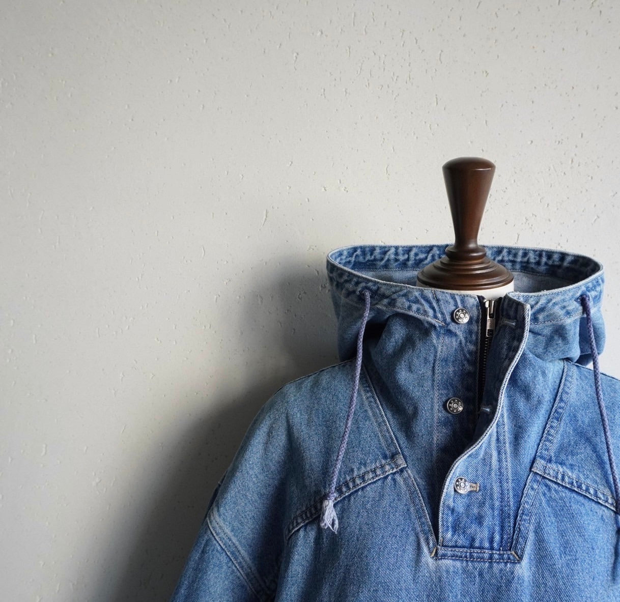 90s Denim Pullover Jacket