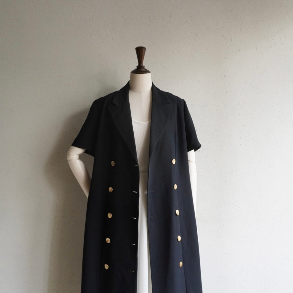 90s Black Long Jacket,Dress