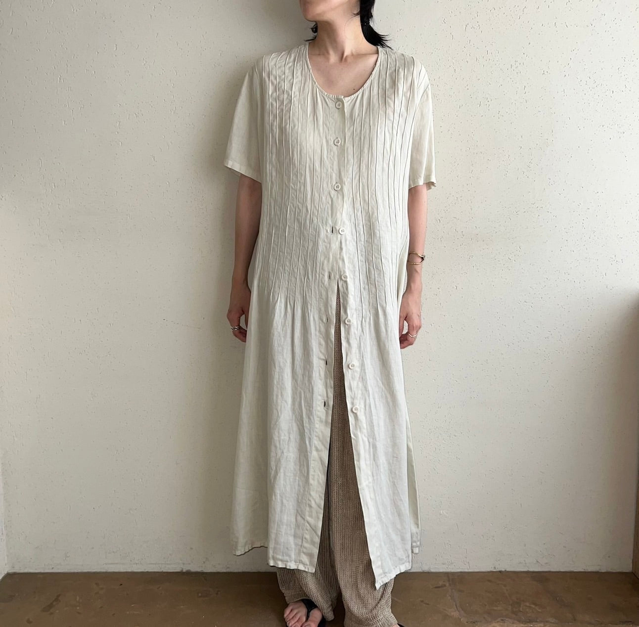 90s EURO Linen Dress