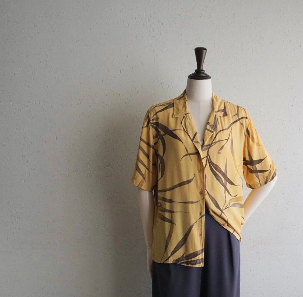 90s EURO Rayon Printed Shirt