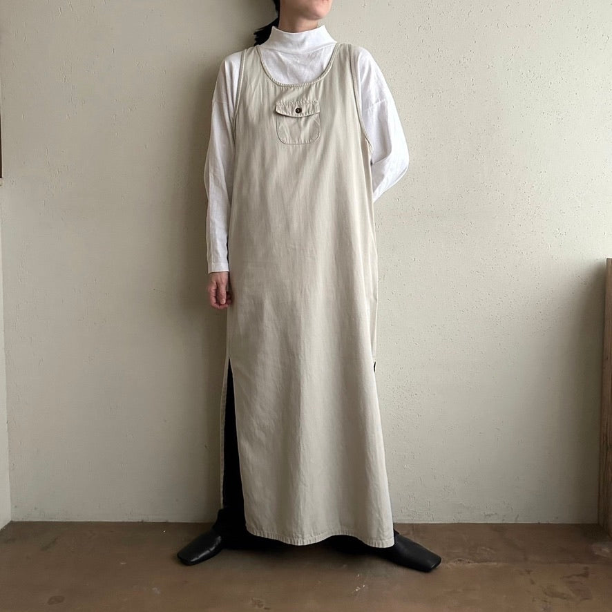 90s Ivory Sleeveless Dress