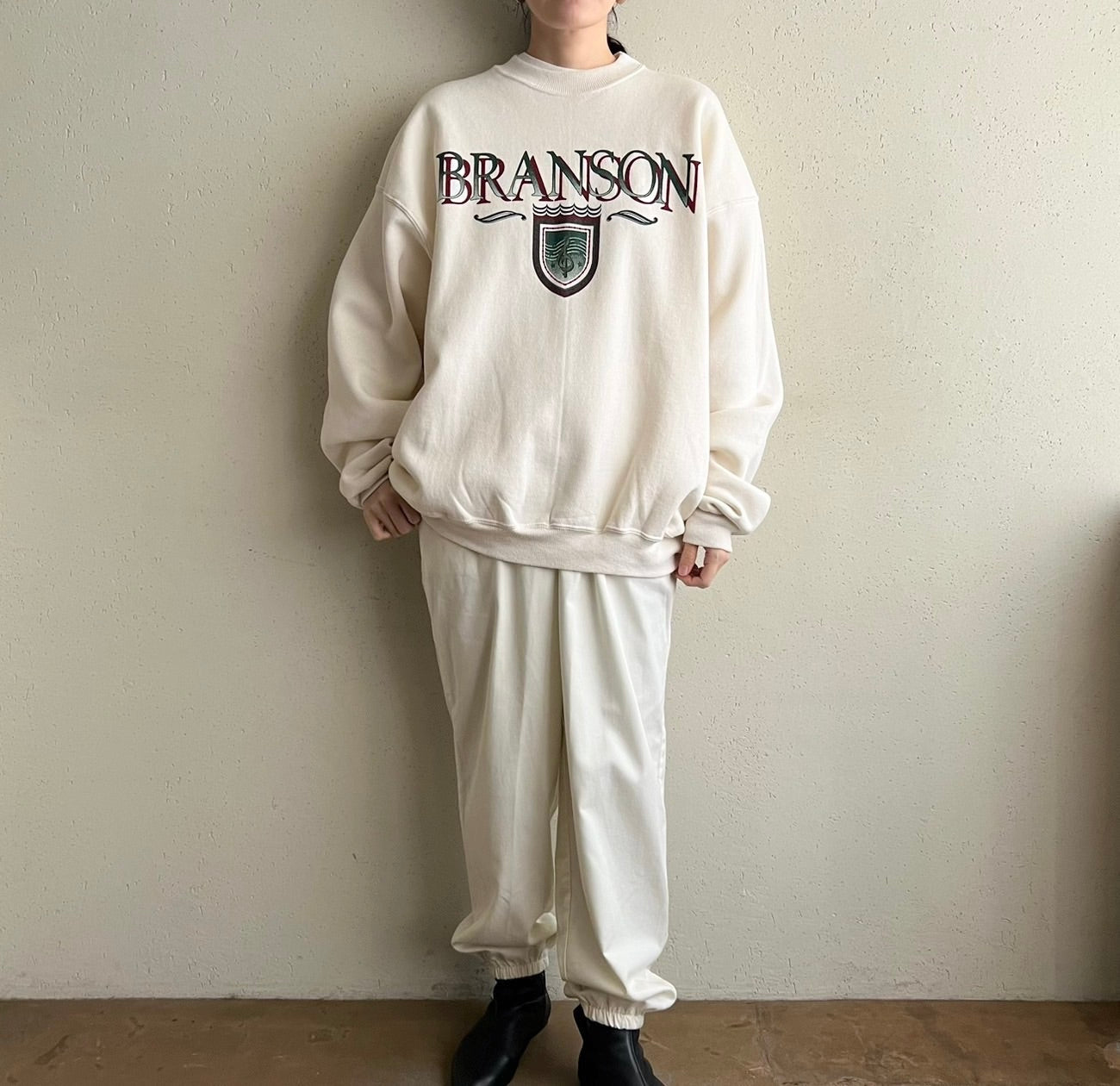 90s Printed Sweater Made in USA