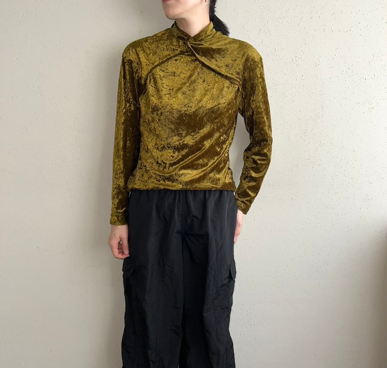 90s Velor Design Top