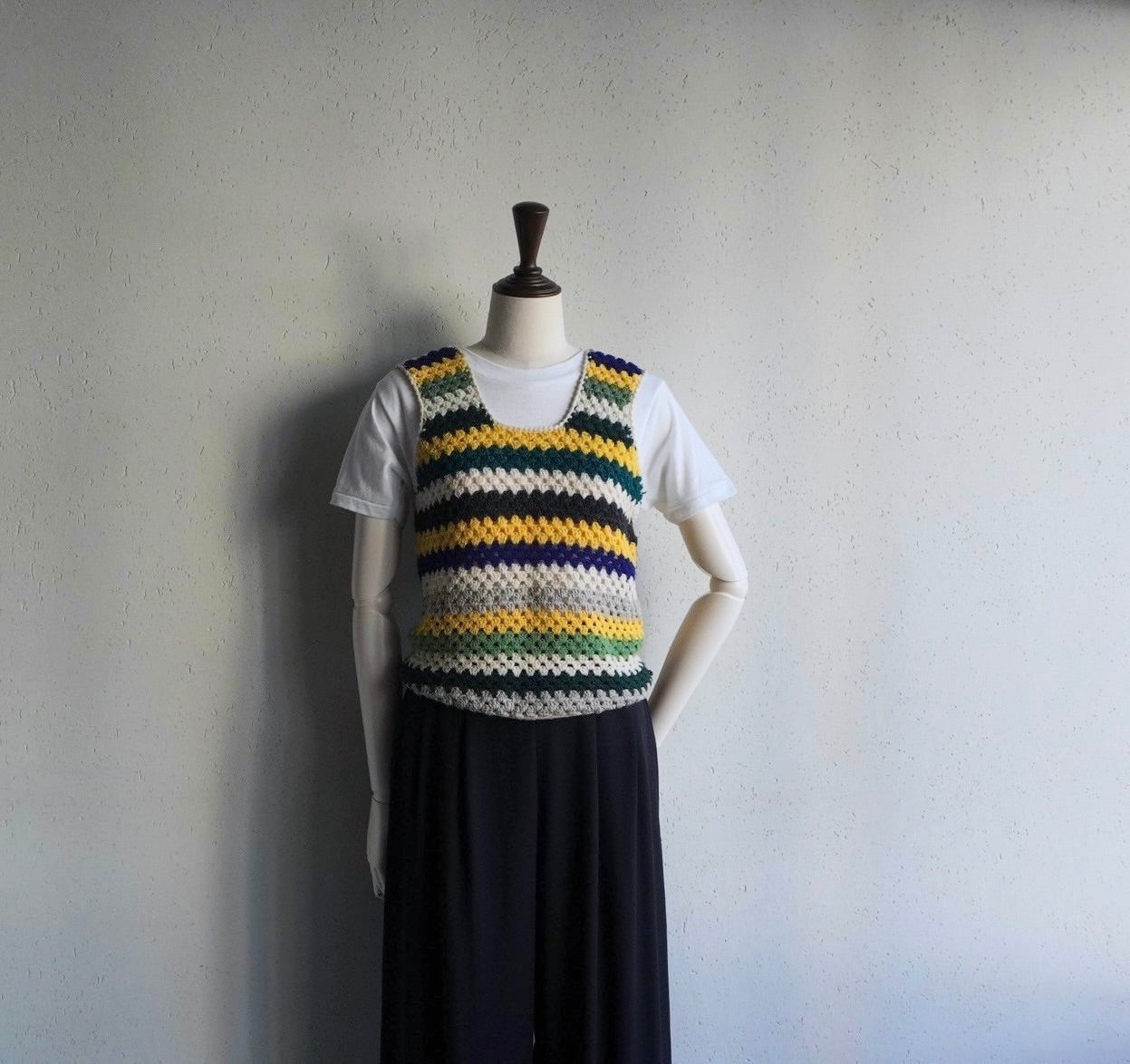 80s Pattern Knit Top