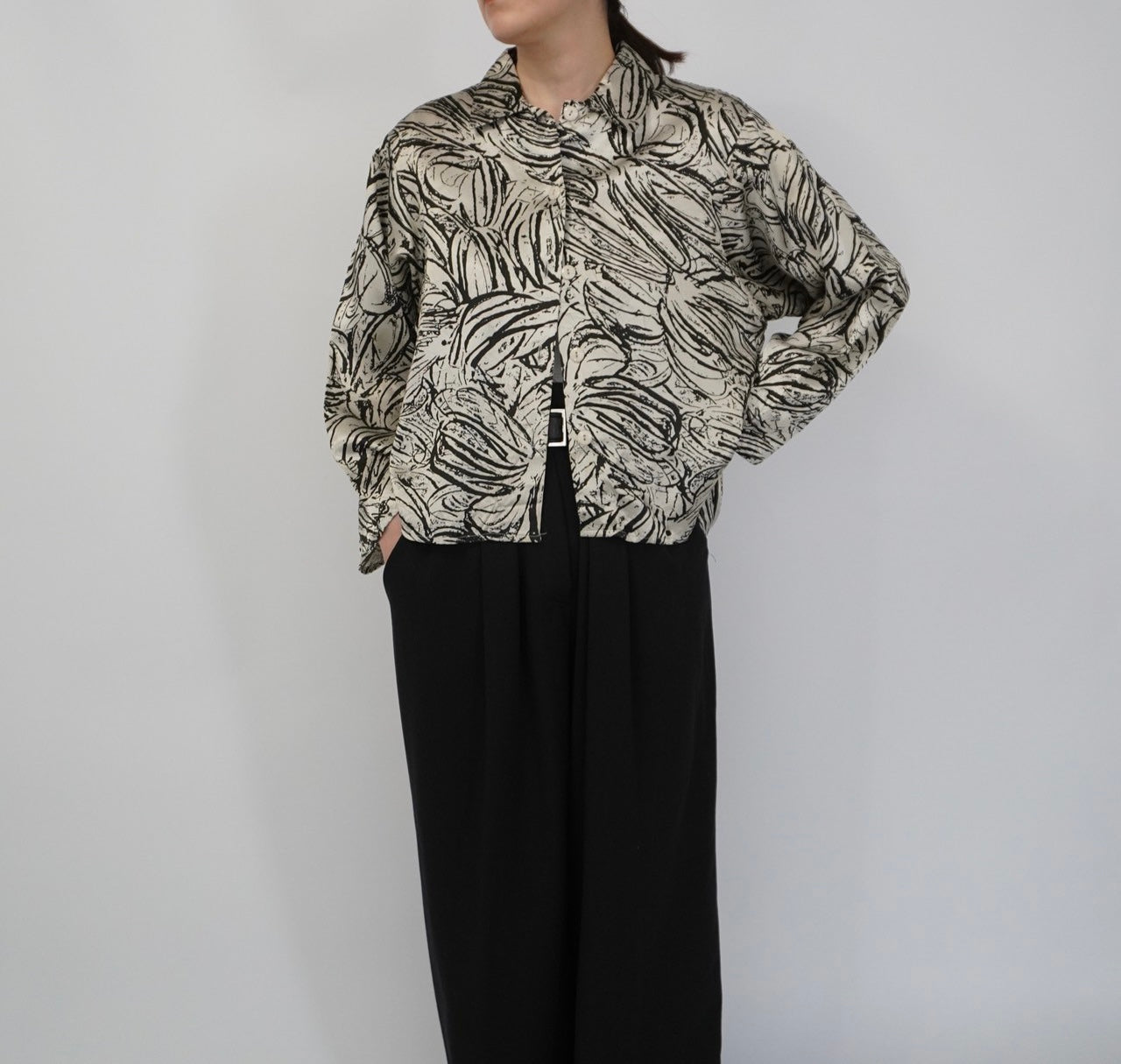 80s Pattern Shirt Made in USA