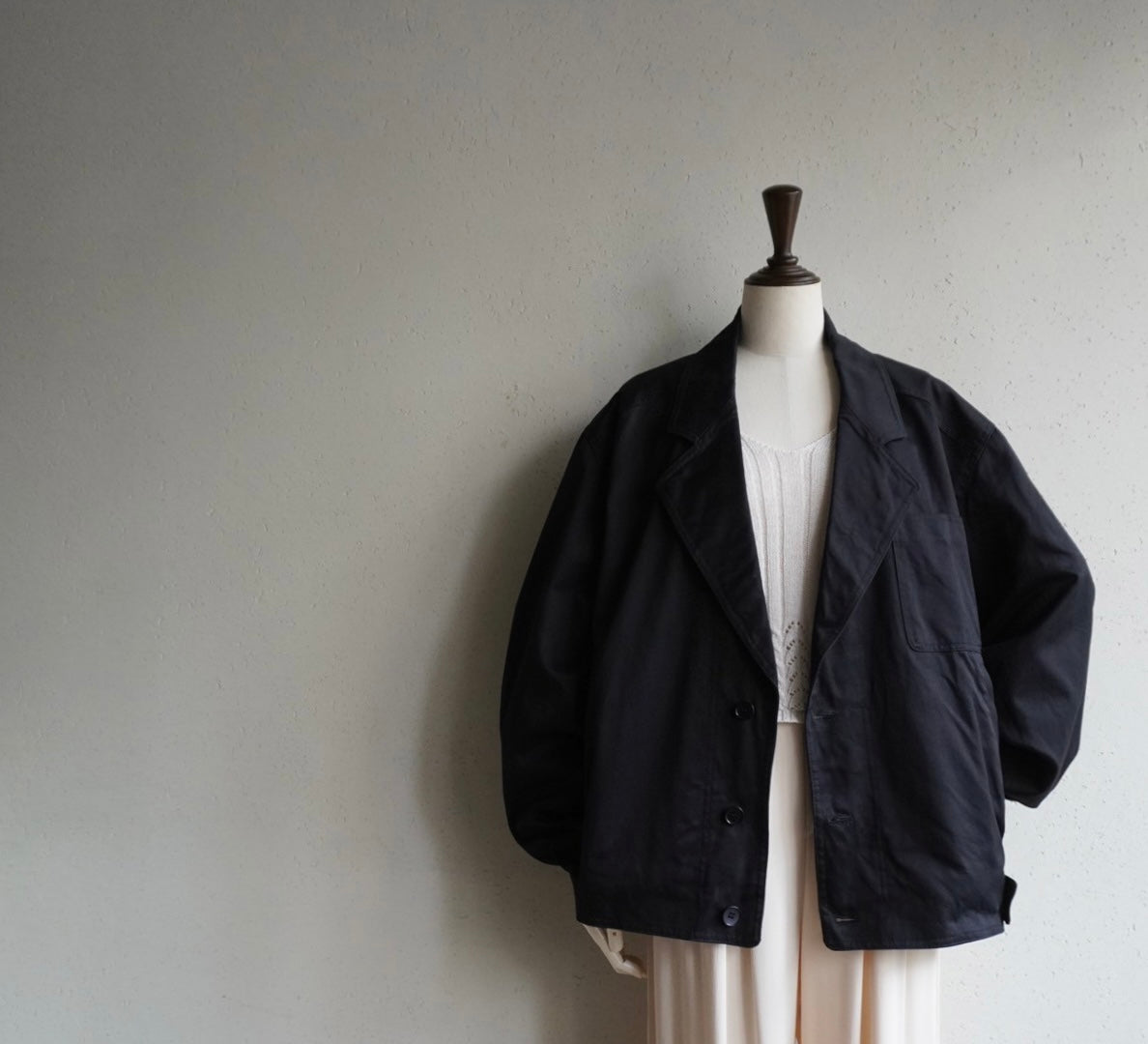 90s Black Jacket Made in Italy