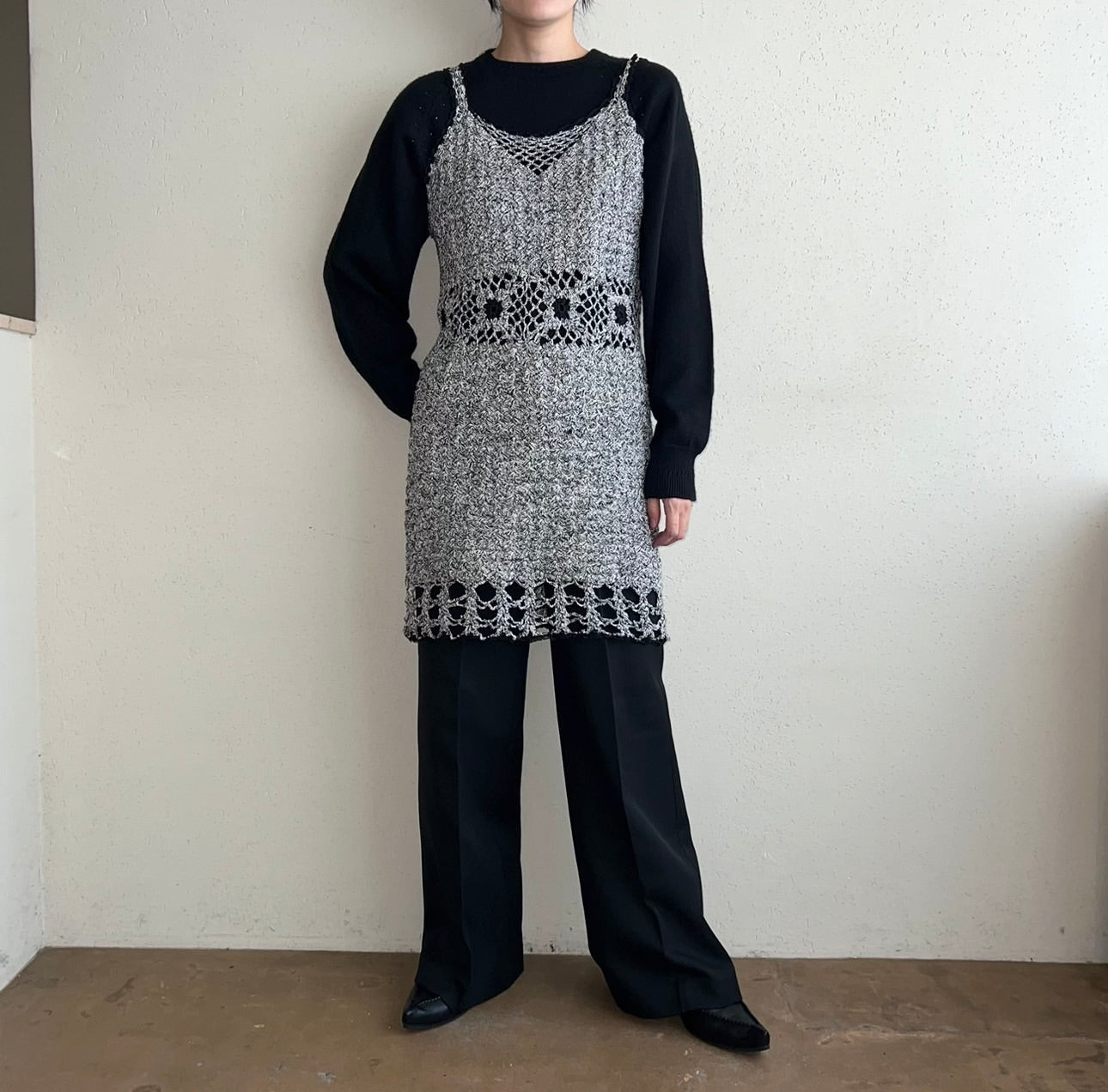 Crochet Knit Dress
