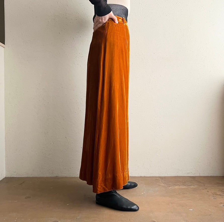 70s Velour Skirt
