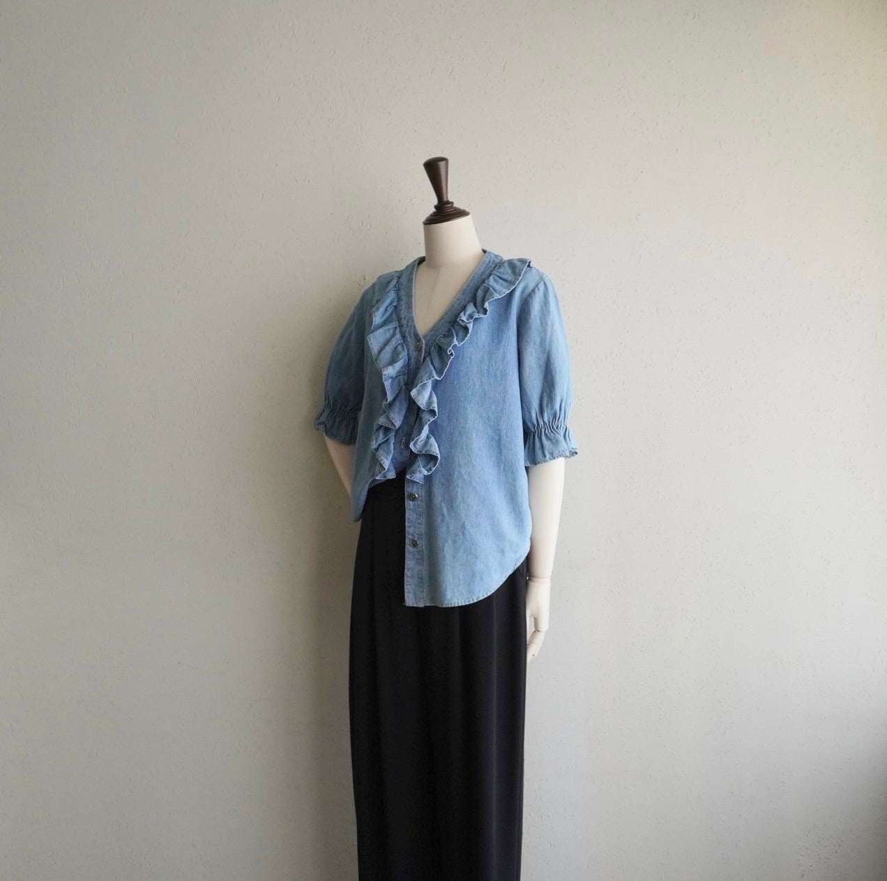 90s Denim Blouse