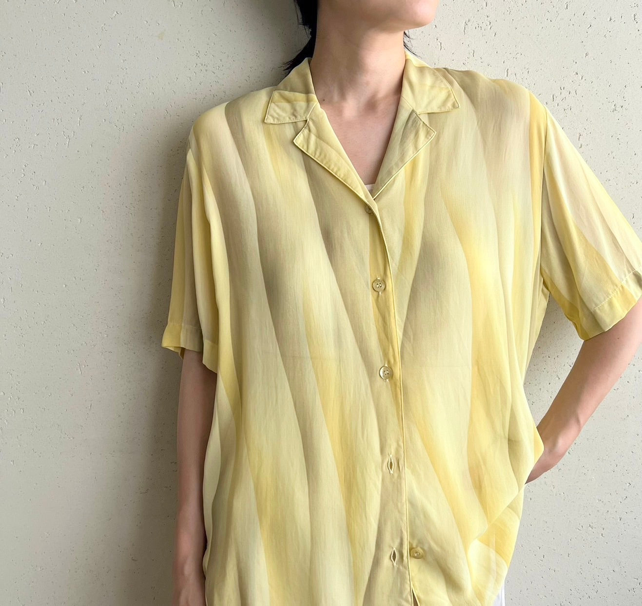 90s EURO Sheer Shirt