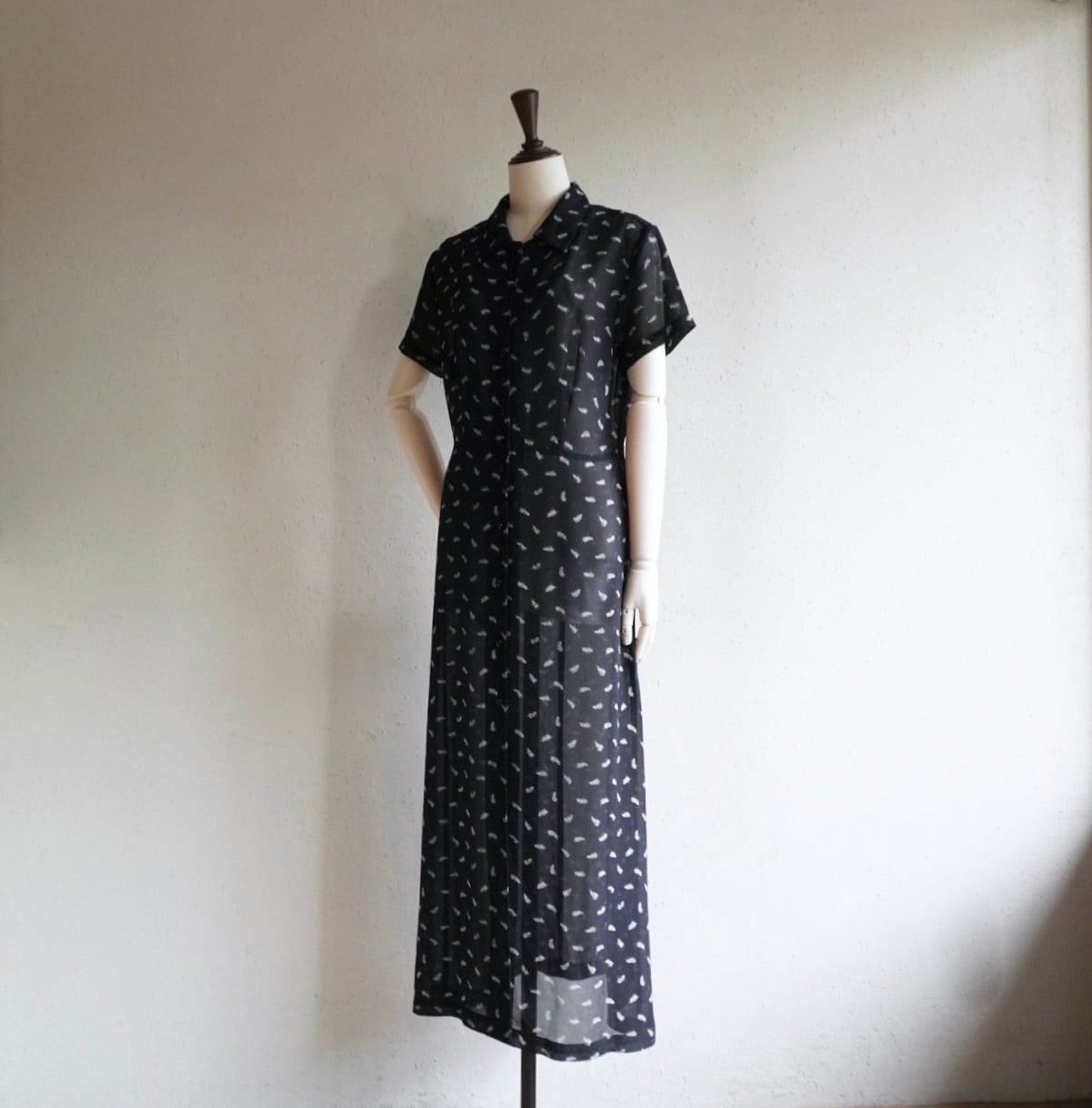 90s Printed Maxi Dress