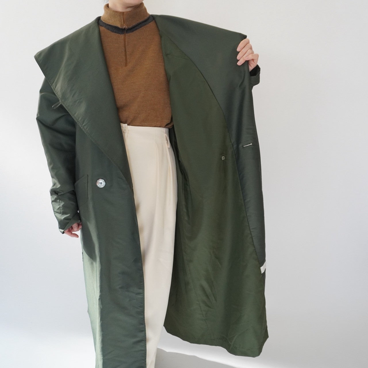 90s Design Light Coat Made in Poland