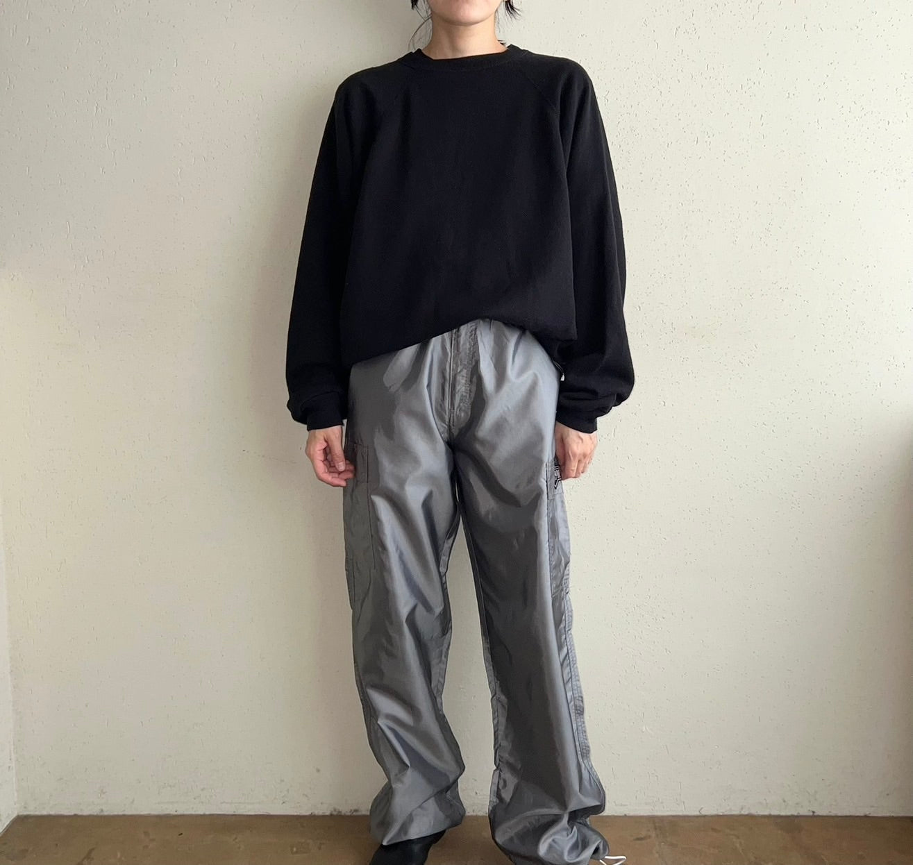 90s Black Sweater Made in USA