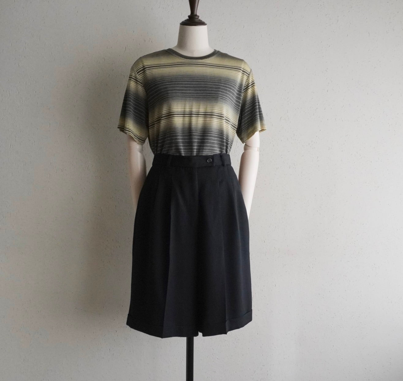 90s "amanda fielding" Wool Shorts Made in USA